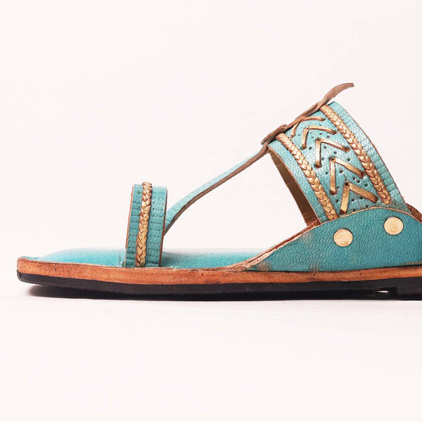 Chhoti Kolhapuri kids handmade leather sandal