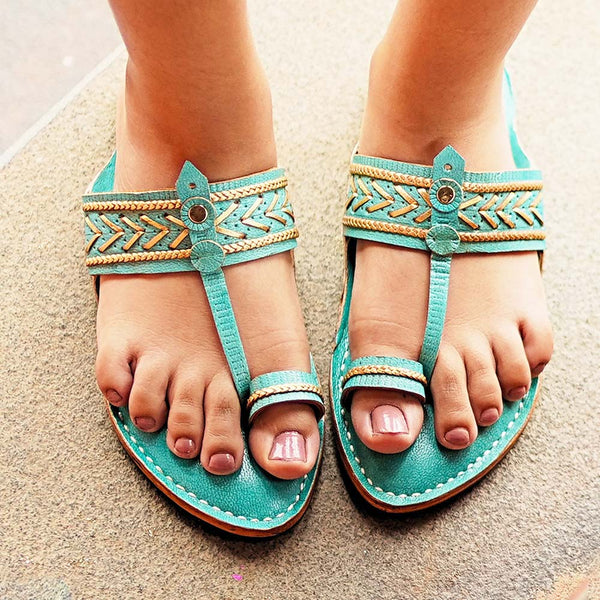 Chhoti Kolhapuri kids handmade leather sandal