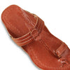 Kids Brown Handcrafted Kolhapuri Chappal