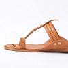Kids Yellow Leather Kolhapuri Chappal