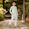 Kids Yellow Leather Kolhapuri Chappal