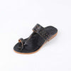 Kids Black Designer Kolhapuri Chappal