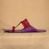Beet Red Fusion – Daring Color Pop Kolhapuri for Men