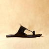 Spectrum Luxe Black – Men’s Premium Kolhapuri Chappal