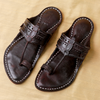 Spectrum Luxe Black – Men’s Premium Kolhapuri Chappal