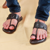 Spectrum Luxe Black – Men’s Premium Kolhapuri Chappal