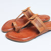 Elegant Brown Bliss – Men’s Spectrum Classic Kolhapuri Chappal