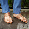 Saral Patta Kapshi Kolhapuri sandal for men handcrafted