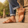 Dodge Heritage – Classic Brown Kolhapuri Chappal for Men