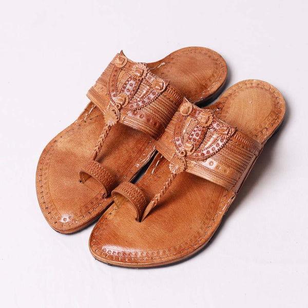 Dharma Paan Kapshi Kolhapuri sandal handcrafted for men