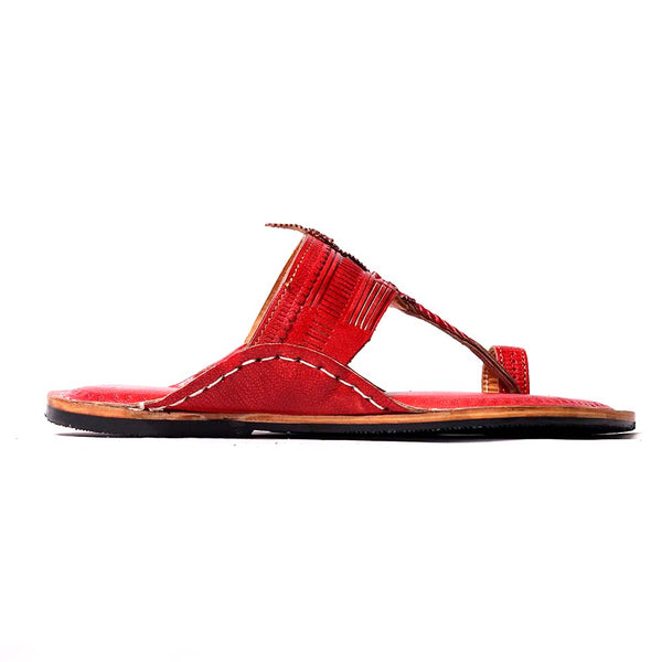 Puda Kapshi Kolhapuri handmade leather footwear for men