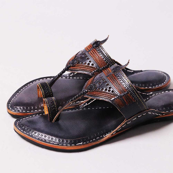 Teerkha Patta Kolhapuri men’s handmade leather sandal