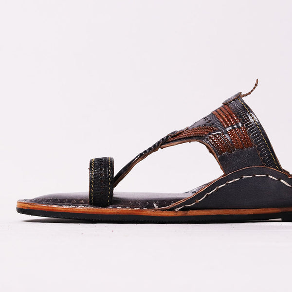 Teerkha Patta Kolhapuri men’s handmade leather sandal