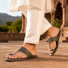 Bold Red Heritage – Timeless Men’s Kolhapuri Chappals