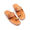Men's Natural T-Strap Sandals