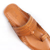 Men's Natural T-Strap Sandals