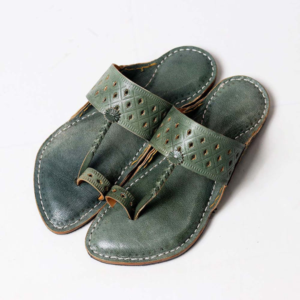 Men’s Punch Patta Kolhapuri leather handmade sandal