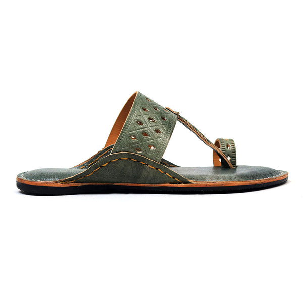 Men’s Punch Patta Kolhapuri leather handmade sandal