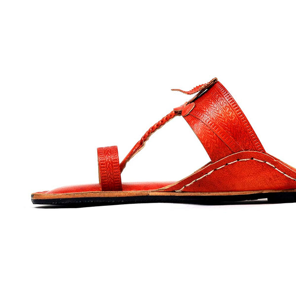 Punch Kurundwadi Kolhapuri handmade leather sandal for men