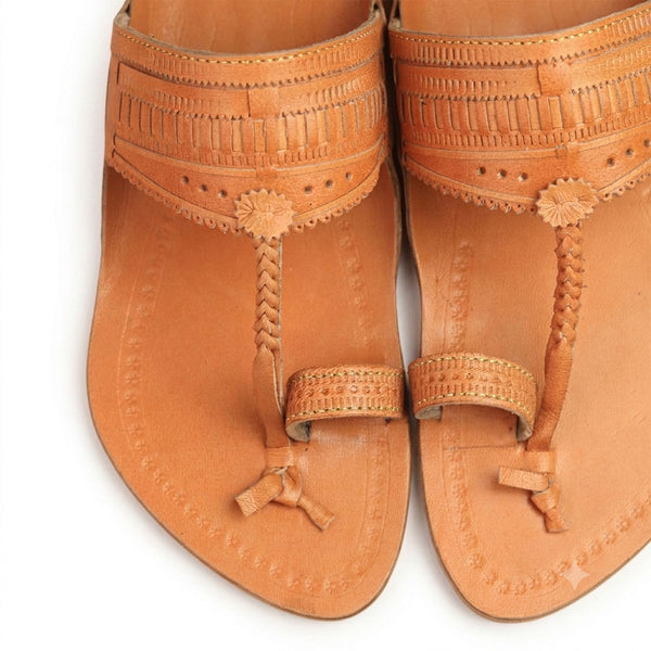 Shilp Natural Classic Kolhapuri Flats