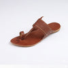 Peshwa Chestnut Handcrafted Kolhapuri Flats