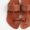Peshwa Chestnut Handcrafted Kolhapuri Flats