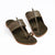 Rajmudra Grey Handcrafted Kolhapuri Flats