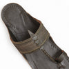 Rajmudra Grey Handcrafted Kolhapuri Flats