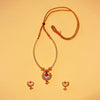 Chand Pipe Thushi Necklace With Earing