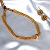 Saj Ghat Pendant Necklace With Earing