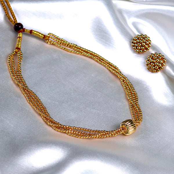 Saj Ghat Pendant Necklace With Earing