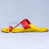 Yellow Red Funky – Women’s Colorburst Kolhapuri Chappal