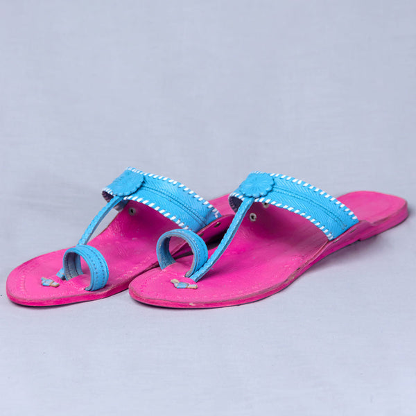 Floral Punch Classic – Women’s Colorburst Kolhapuri Chappal