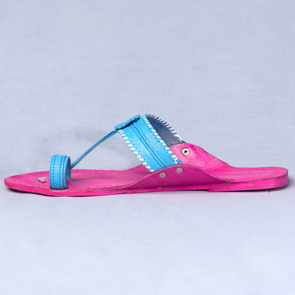 Floral Punch Classic – Women’s Colorburst Kolhapuri Chappal