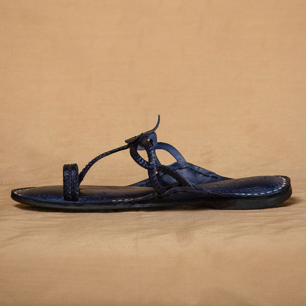 Arthur Navy Elegance – Women’s Spectrum Classic Kolhapuri Chappal