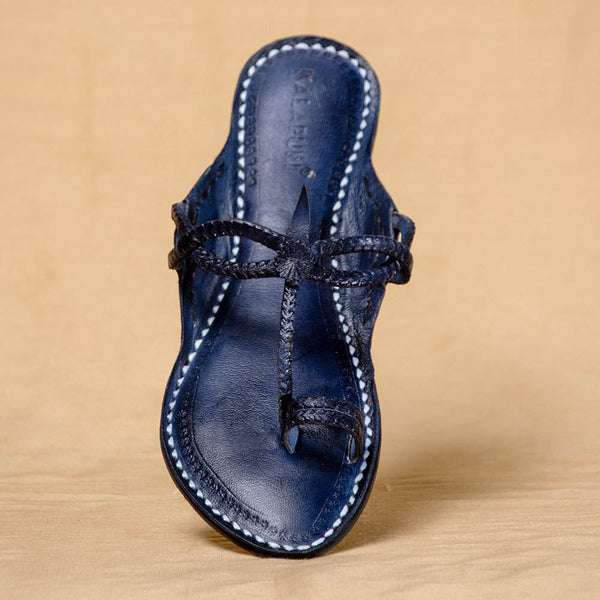 Arthur Navy Elegance – Women’s Spectrum Classic Kolhapuri Chappal