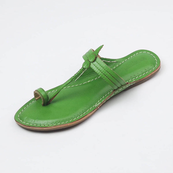 Braided Beauty Floral – Women’s Colorburst Kolhapuri Chappal
