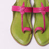 Women’s 3 Veni Wali Kolhapuri pink sandal handmade