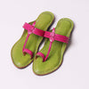 Women’s 3 Veni Wali Kolhapuri pink sandal handmade