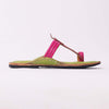 Women’s 3 Veni Wali Kolhapuri pink sandal handmade