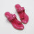 Pink Floral Delight – Women’s Colorburst Kolhapuri Chappal