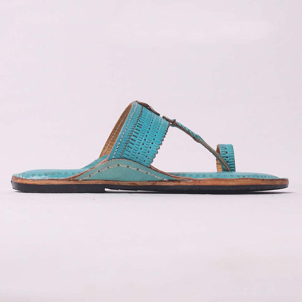 Aakashi Embossed Kapshi women’s handmade Kolhapuri sandal