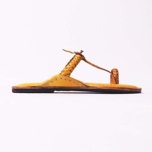 Ek Veni 1 Kolhapuri women’s leather handmade chappal