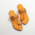 Braided Orange Floral – Women’s Colorburst Kolhapuri Chappal