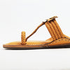Braided Orange Floral – Women’s Colorburst Kolhapuri Chappal