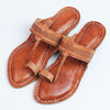 Earthy Brown Bliss – Women’s Spectrum Classic Kolhapuri Chappal