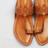 Earthy Brown Bliss – Women’s Spectrum Classic Kolhapuri Chappal