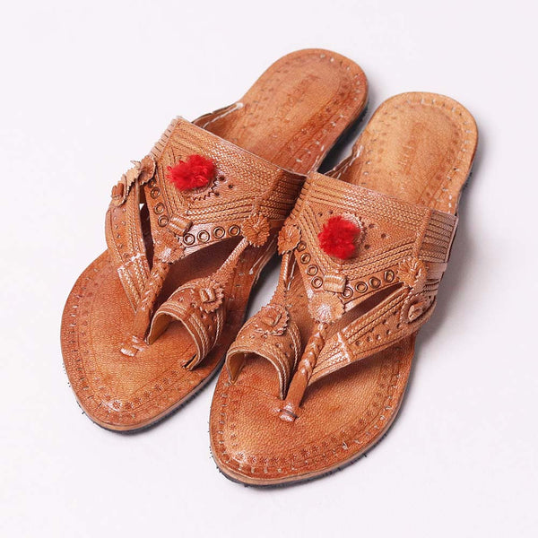 Aboli Kolhapuri handmade leather sandal for women