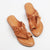 Timeless Beauty – Women’s Heritage Brown Kolhapuri Chappal
