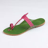 Gulabi Neel Kolhapuri Chappal